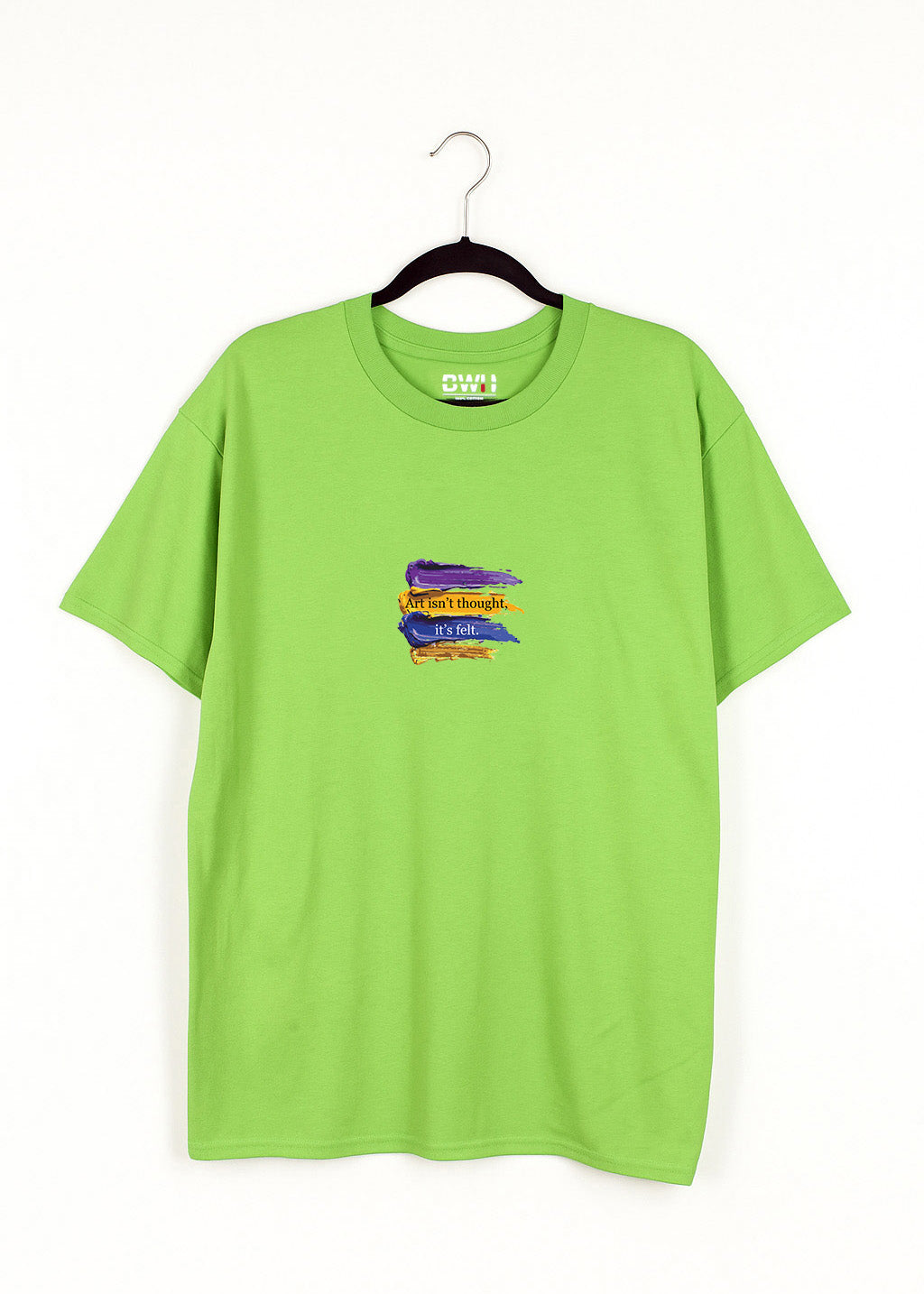 t-shirt_green kiwi_oil in cotton