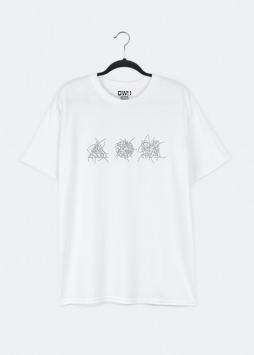 t-shirt_white_triangle circle square
