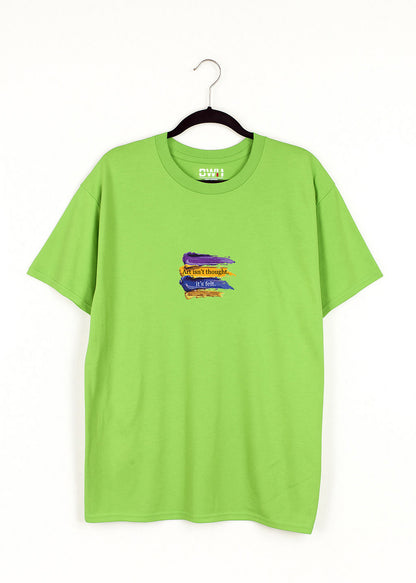t-shirt_green kiwi_oil in cotton