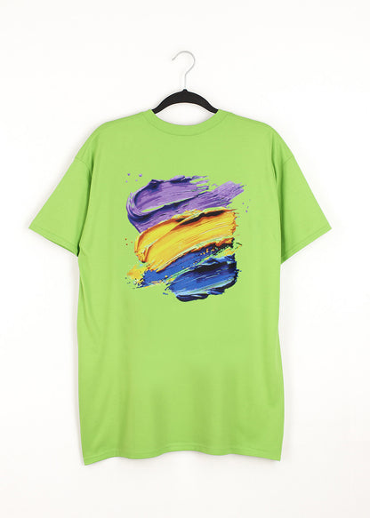 t-shirt_green kiwi_oil in cotton