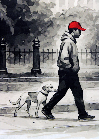 t-shirt_white_capitol man & dog