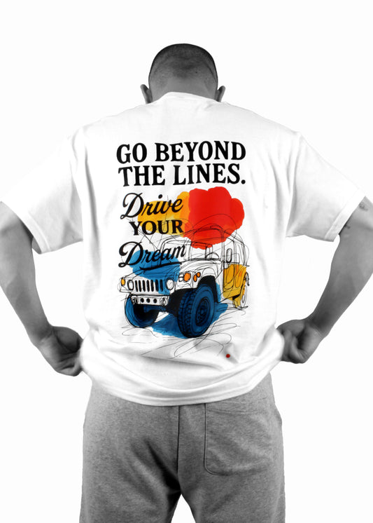 t-shirt_white_drive your dream