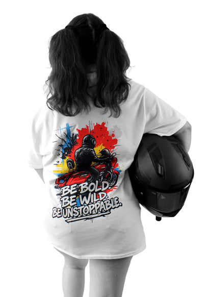 t-shirt_white_man & motorcycle